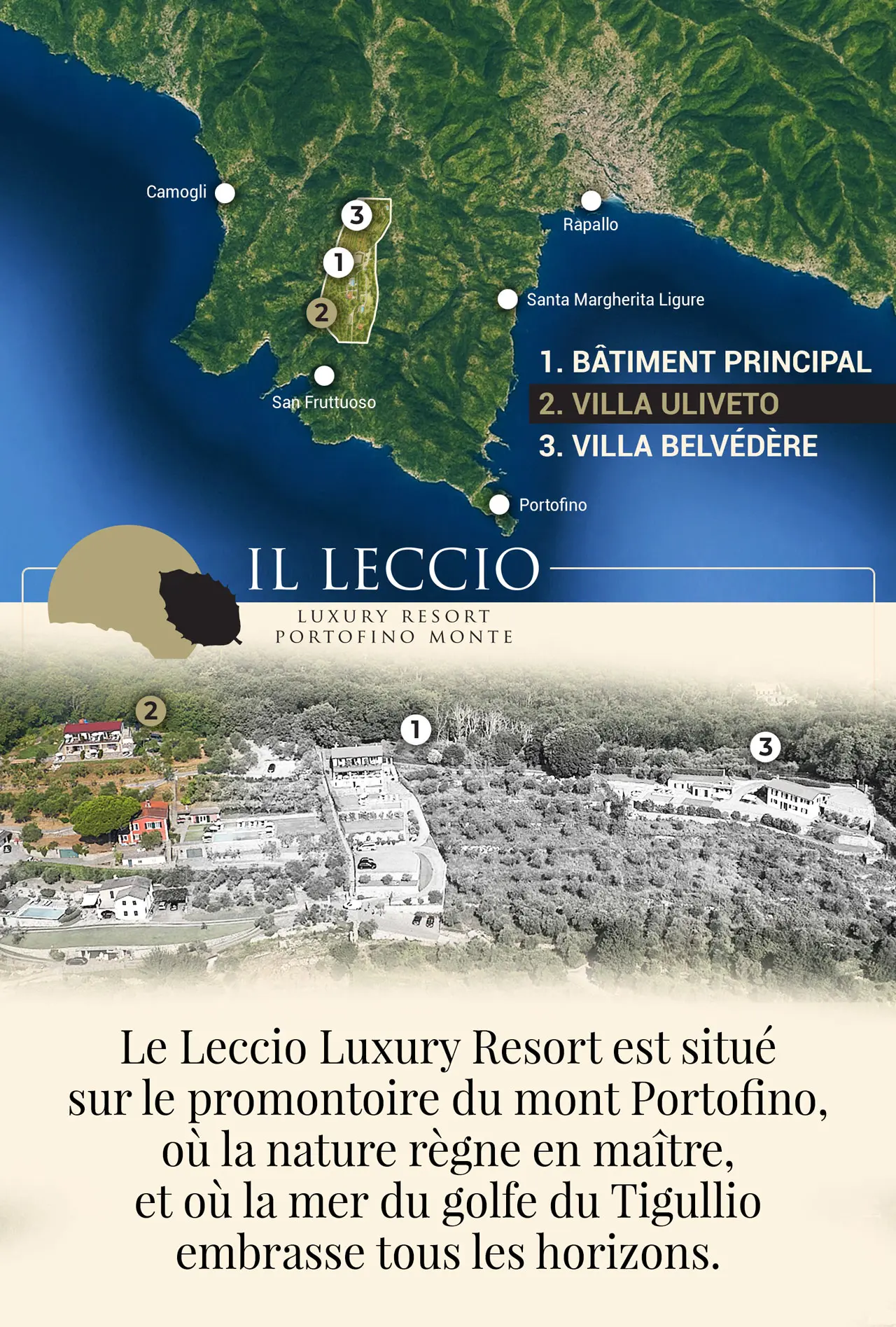 Plan d'étage Villa Uliveto
